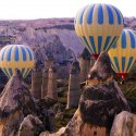 Hot Air Balloon Rides Over The Rock Formations